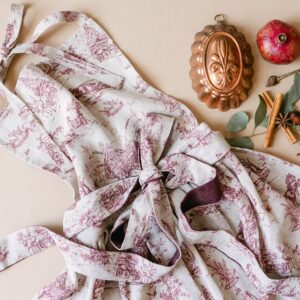 Winter Wonderland Toile Apron