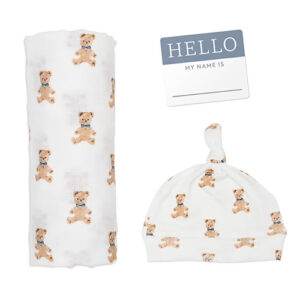 Hello World Hat & Swaddle Sets